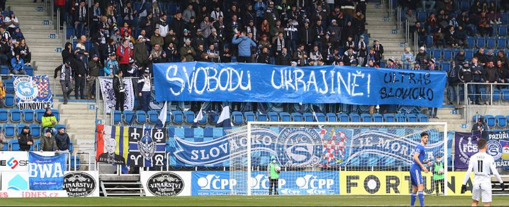 Slavia Prague Ultras in the Stands Editorial Photography - Image